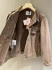 Okify MiuMiu Brown Denim Jacket SML  - 3