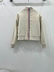 Okify Thom Browne Cream Basketball Jacket SML  - 1