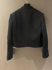 Okify Celine Black Short Blazer SML - 4