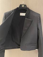 Okify Celine Black Short Blazer SML - 2