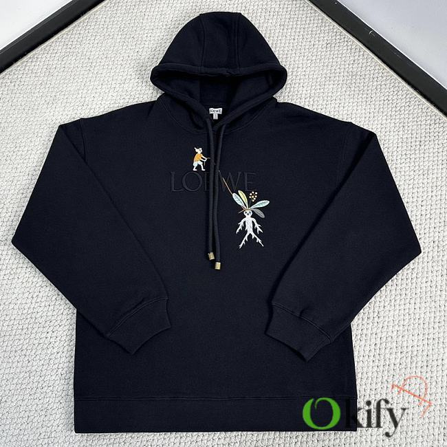 Okify Loewe x SunaFujita Black Hoodie XS-L - 1