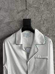 Okify Casablanca White Silk Shirt S-XL - 4