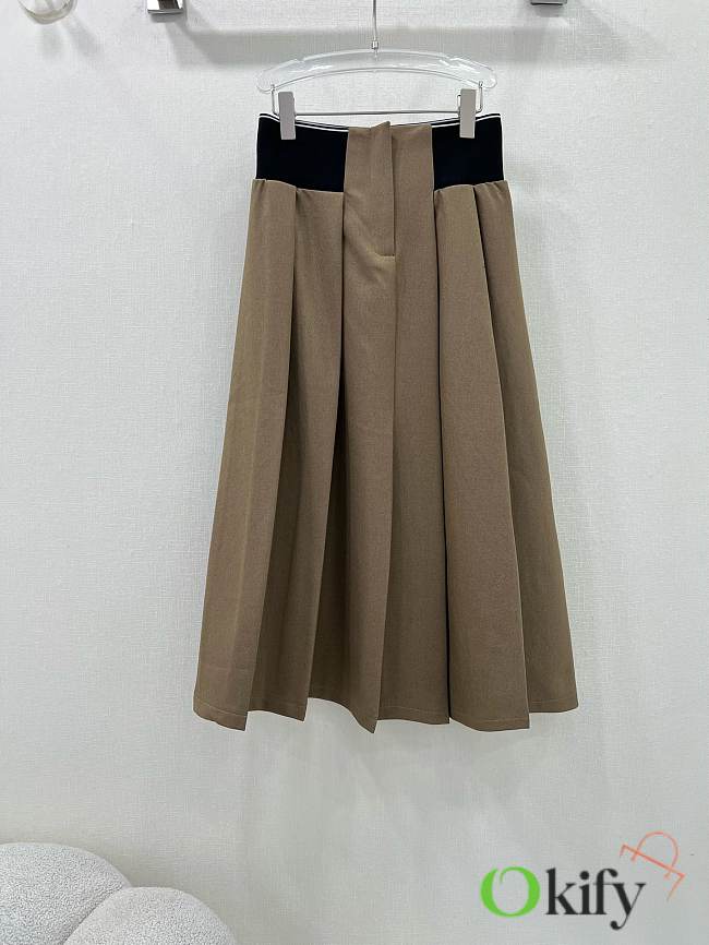 Okify Alexander Wang Beige Long Skirt S-XL  - 1