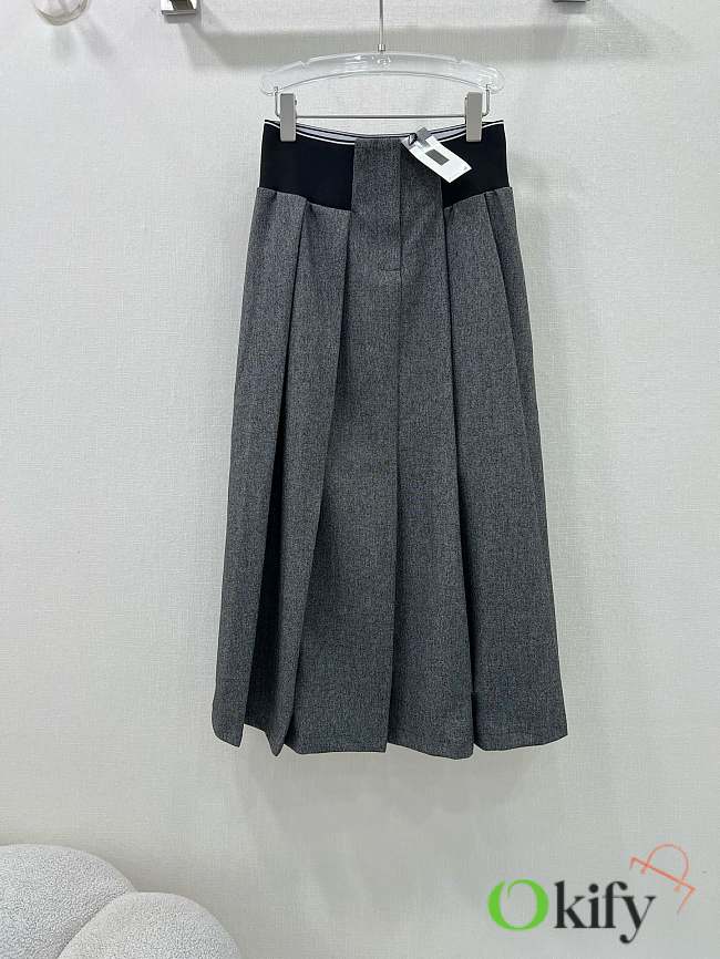 Okify Alexander Wang Grey Gray Long Skirt S-XL  - 1