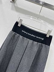 Okify Alexander Wang Grey Gray Long Skirt S-XL  - 3