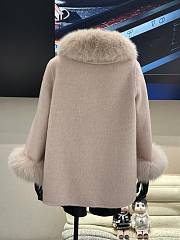 Okify MaxMara Fur Collar Coat S-XL - 2