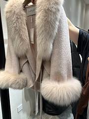 Okify MaxMara Fur Collar Coat S-XL - 3