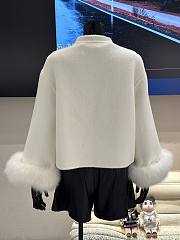 Okify MaxMara Fur Sleeves Coat S-XL - 2