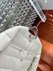 Okify Moncler White Down Jacket SML - 4