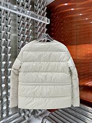 Okify Moncler White Down Jacket SML - 2