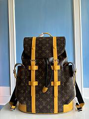 Okify Louis Vuitton Christopher MM Yellow Backpack 41x47x13cm M13202 - 1