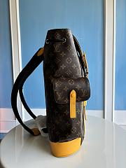 Okify Louis Vuitton Christopher MM Yellow Backpack 41x47x13cm M13202 - 5