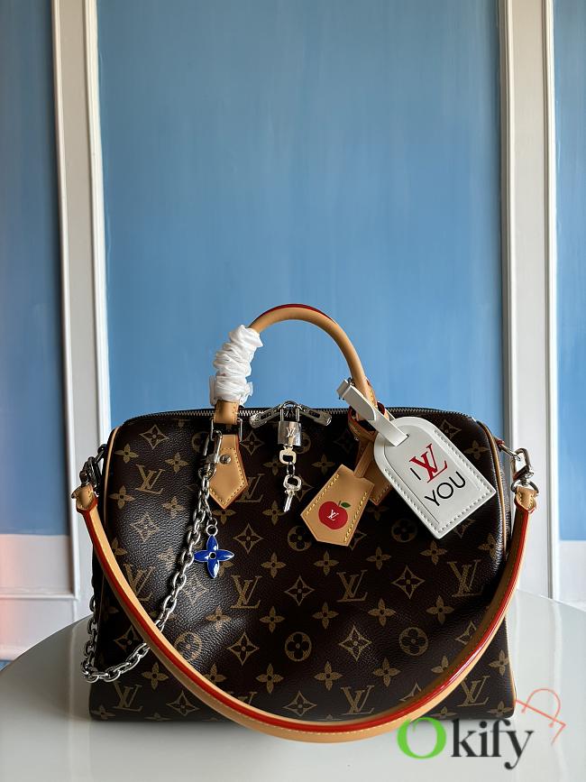 Okify Louis Vuitton Speedy Soft 30 Crafty Bag 30 x 21 x 17 cm M12803  - 1