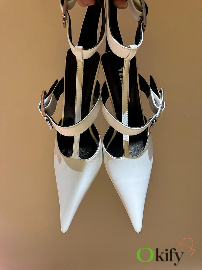 Okify Versace White High Heels 35-42 - 1