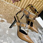 Okify Versace Light Brown High Heels 35-42 - 2