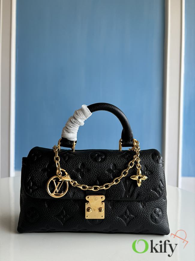 Okify Louis Vuitton Black Nano Madeleine Bag 12.5 x 6 x 21 cm M12144 - 1