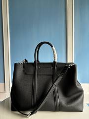 Okify Louis Vuitton Black Georges Tote MM Bag 41 x 29 x 14 cm M23153 - 3