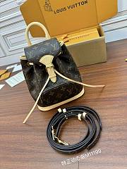 Okify Louis Vuitton Montsouris Mini Backpack 24x25x12cm M11199 - 1