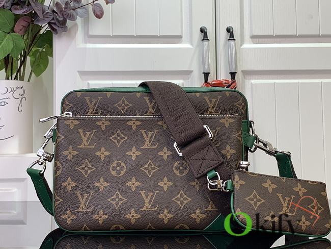 Okify Louis Vuitton Trio Messenger Bag 18.5 x 7 x 25 cm M12766 - 1