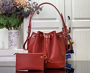 Okify Louis Vuitton Noé BB Bag in red 20 x 15 x 20 cm M24675 - 1