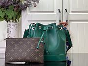 Okify Louis Vuitton Noé BB Bag in green 20 x 15 x 20 cm M12603 - 1