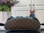 Okify Louis Vuitton Christopher MM Blue Backpack 44 x 12.5 x 38 cm M12729 - 2