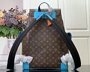 Okify Louis Vuitton Christopher MM Blue Backpack 44 x 12.5 x 38 cm M12729 - 4