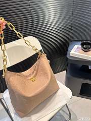 Okify Louis Vuitton Beige Bag With Thick Chain Strap 31x30cm 12072 - 1