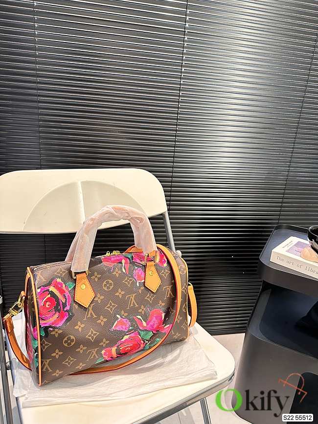 Okify Louis Vuitton Rose Speedy 30 bag 30x19cm - 1