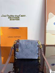 Okify Louis Vuitton Denim Trunk 23x8x16cm  - 1