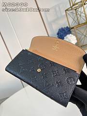 Okify Louis Vuitton Emilie Monogram Empreinte Long Wallet 19 x 10 x 2 cm M62369 - 2