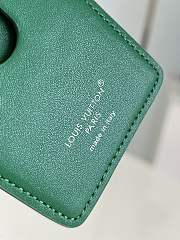 Okify Louis Vuitton Porte Cartes Magnet Card Holder in Green 6.5 x 9.5 x 0.5 cm M12855 - 3