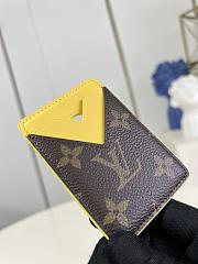 Okify Louis Vuitton Porte Cartes Magnet Card Holder in Yellow 6.5 x 9.5 x 0.5 cm M12853 - 4