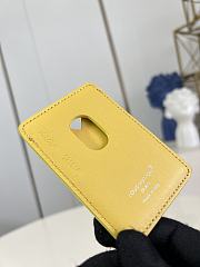 Okify Louis Vuitton Porte Cartes Magnet Card Holder in Yellow 6.5 x 9.5 x 0.5 cm M12853 - 2