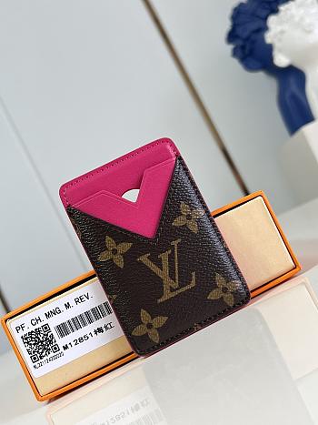 Okify Louis Vuitton Porte Cartes Magnet Card Holder in pink 6.5 x 9.5 x 0.5 cm M12851