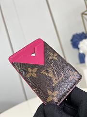 Okify Louis Vuitton Porte Cartes Magnet Card Holder in pink 6.5 x 9.5 x 0.5 cm M12851 - 3