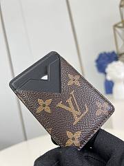 Okify Louis Vuitton Porte Cartes Magnet Card Holder in Monogram Macassar 6.5 x 9.5 x 0.5 cm M13185 - 2