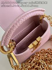 Okify Louis Vuitton Micro Bag Capucines bag in pink 8.5x3.5x10.5cm M48865  - 2