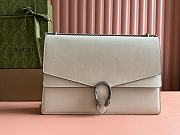 Okify Gucci Dionysus White Large Shoulder Bag With black patent leather 42x28x12cm - 1