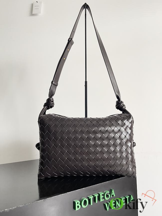 Okify Bottega Veneta Medium Loop Weekender in fondant 38x18.5x20cm - 1