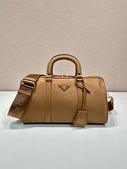 Okify Prada Re-Edition 1978 Re-Nylon and Saffiano Bag in brown 17x16x31cm - 1