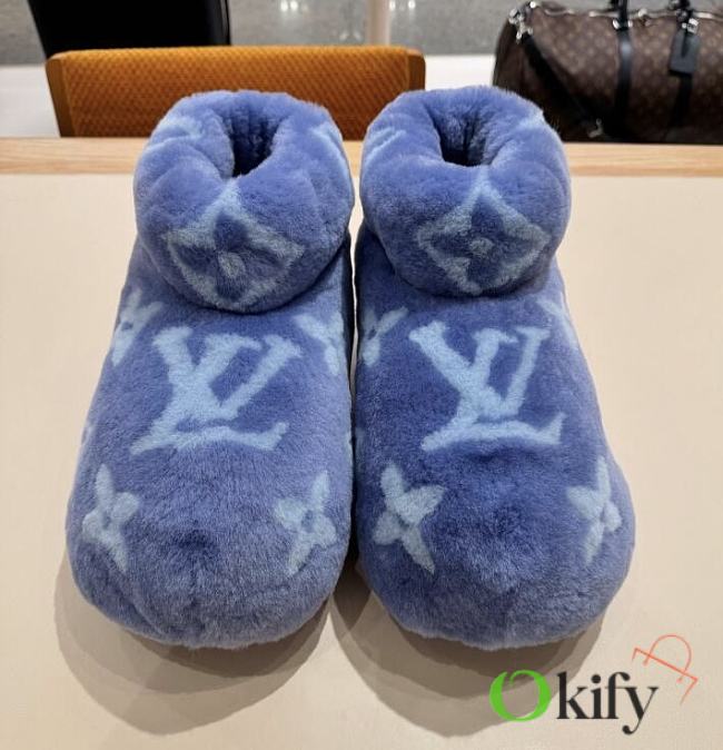 Okify Louis Vuitton Blue Footprint Low Boots 1ADEU7 - 1