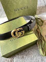 Okify Gucci Classic Double G Belt in black 40mm - 1