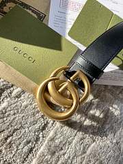 Okify Gucci Classic Double G Belt in black 40mm - 4