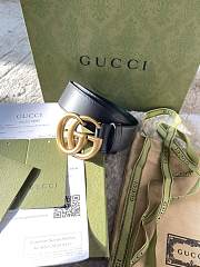 Okify Gucci Classic Double G Belt in black 40mm - 3