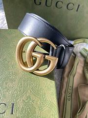 Okify Gucci Classic Double G Belt in black 40mm - 2