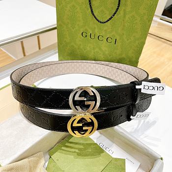 Okify Gucci Black Belt 40mm 18725