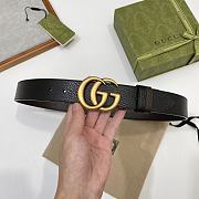 Okify Gucci double-sided lychee leather 37mm belt - 1