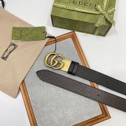 Okify Gucci double-sided lychee leather 37mm belt - 2