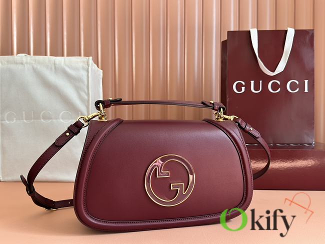 Okify Gucci Blondie medium shoulder bag in red 32x17x10cm  - 1